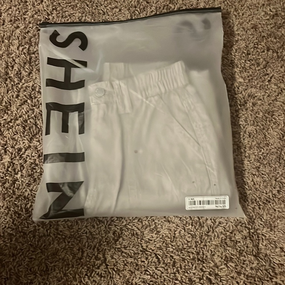 Shein wide leg gray cargo pants, Xxs but fit like Xs-S